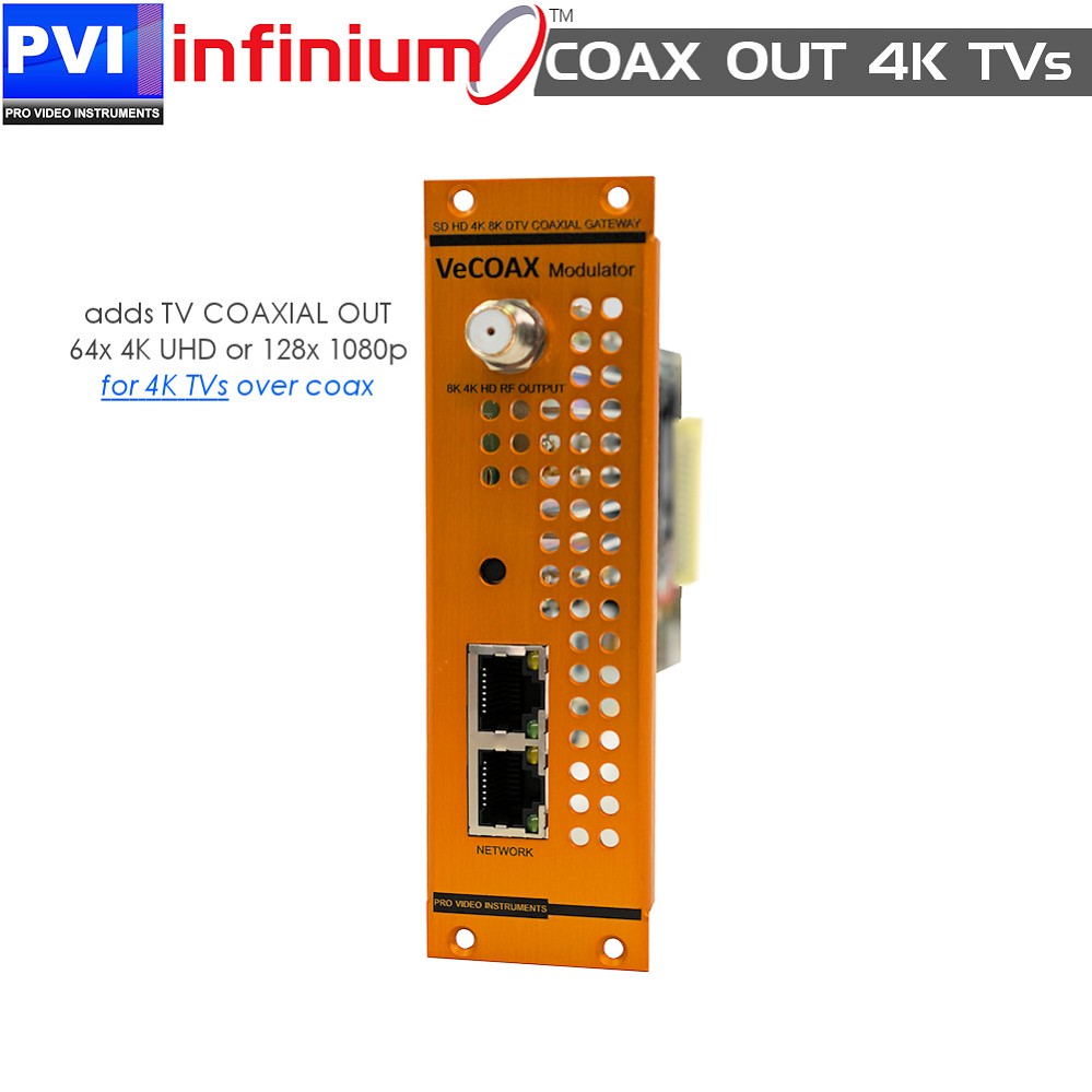 INFINIUM RF COAX OUT FOR 4K TVs